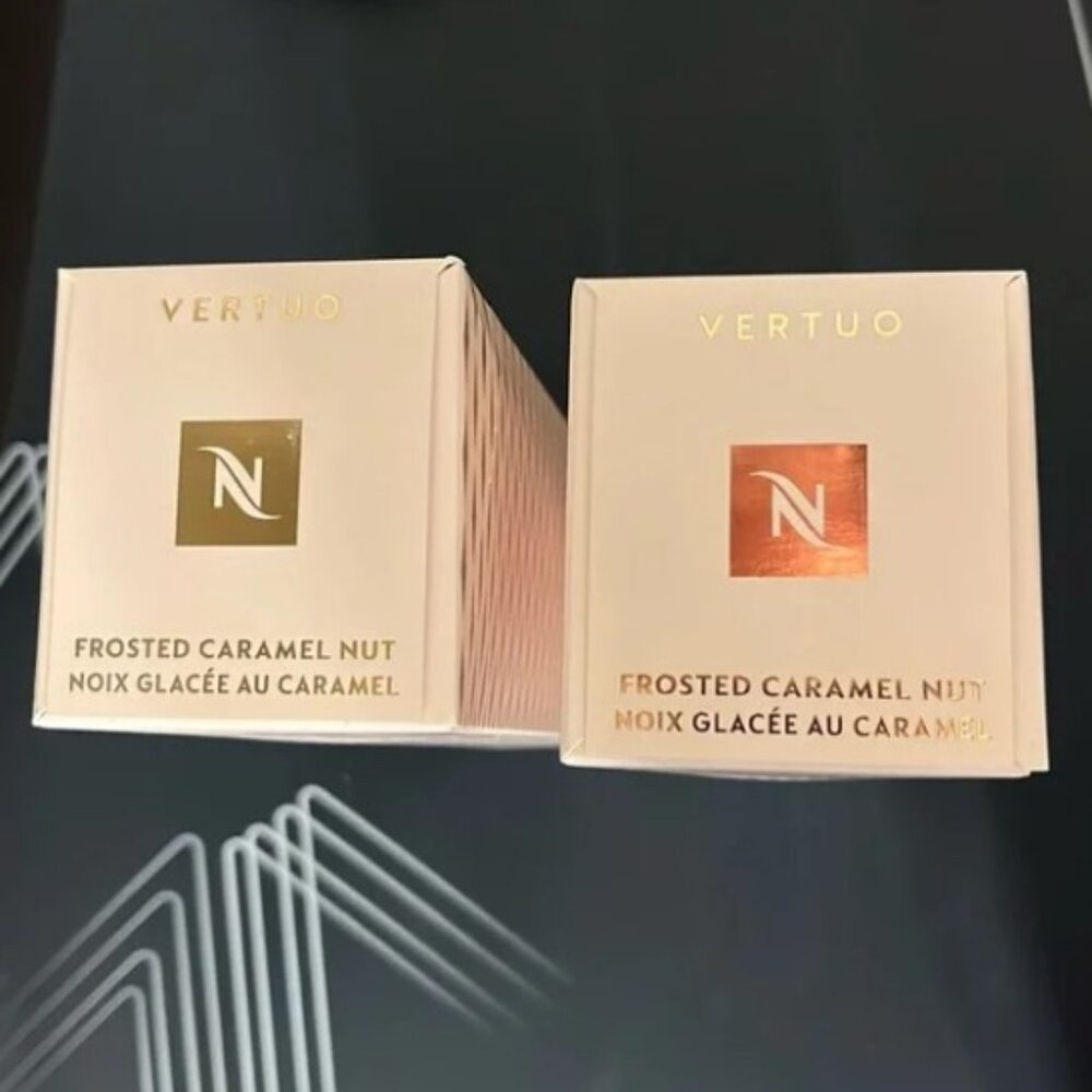 Nespresso Vertuo (VL) 2023 Limited Edition Frosted Caramel Nut Sleeves